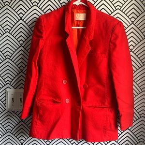 Pendleton Blazer red vintage small to medium wool blend